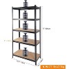 NicBex Bookshelf with Adjustable Storage Shelves Bookcases for Living Room Home Office - 3 of 4