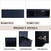 Vynxaria 48" Floating Bathroom Vanity with Drop-Shaped Resin Sink - 4 of 4