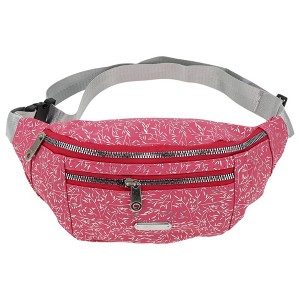 Unique Bargains Bamboo Leaves Pattern Fanny Pack 1 Pc - 1 of 4