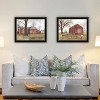 2- Piece Vignette All American Barns Black Framed Wall Art for Living Room, Bedroom Wall Art Print for Home Decor by Billy Jacobs - 4 of 4