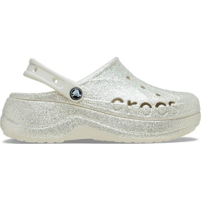Crocs Women's Baya Platform Glitter Clogs