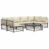 vidaXL Garden Lounge Set Anthracite - 3 of 4