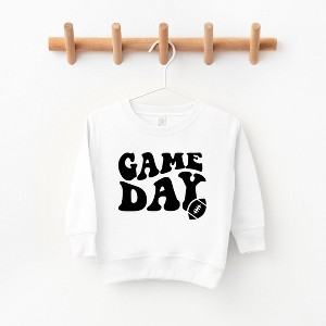 The Juniper Shop Game Day Football Toddler Graphic Sweatshirt - 1 of 3