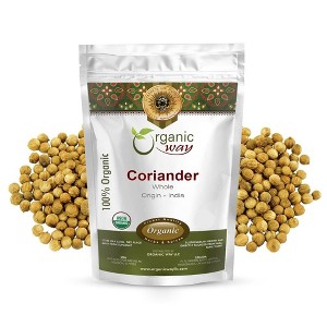 Organic Coriander Seeds Whole 8 Oz - 1 of 4