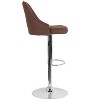 Emma and Oliver Contemporary Adjustable Height Barstool - 4 of 4