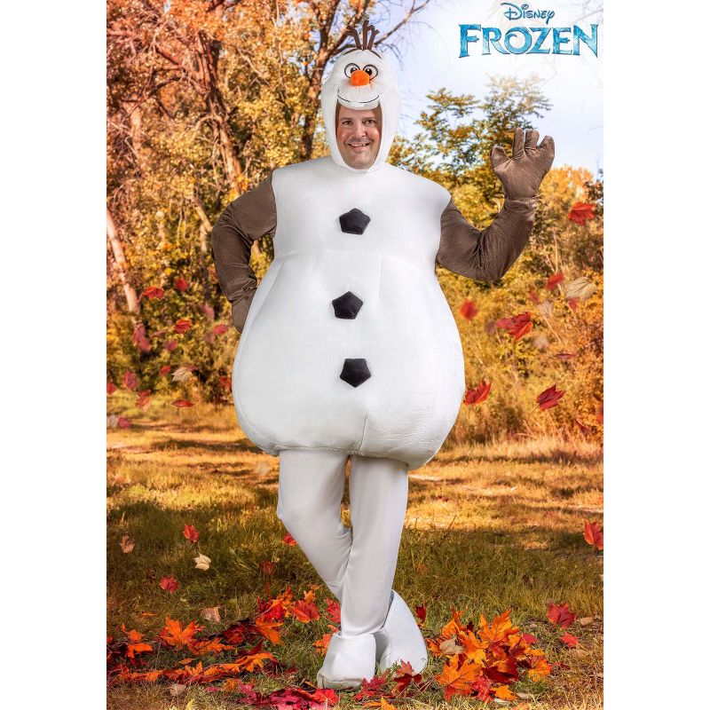 HalloweenCostumes.com Disney's Plus Size Frozen Olaf Costume, 5 of 7