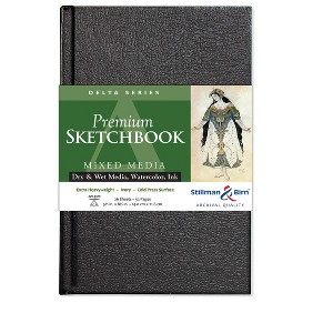 Stillman & Birn Delta Series - Hardbound Sketchbook - Portrait 5 x 8 - 270gsm Ivory Paper - 1 of 2