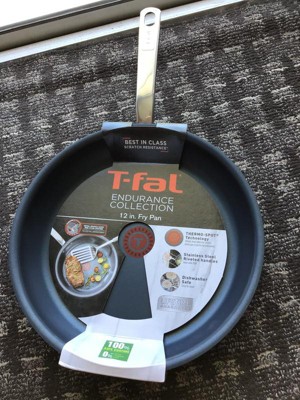 T-Fal® 12 Ceramic Fry Pan, Color: Black