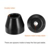 Unique Bargains Rubber Non Slip Shock Absorption Durable Furniture Pads Black - 3 of 4