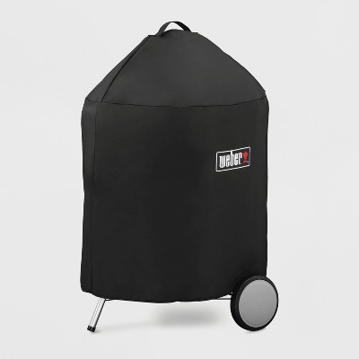 Weber 22"Charcoal Premium Grill Cover- Black