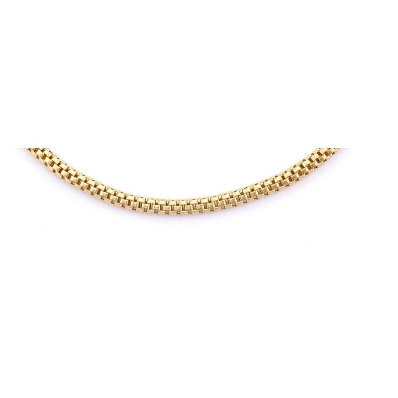 Tiara Popcorn Link Bracelet in Gold Over Silver, 3 of 4