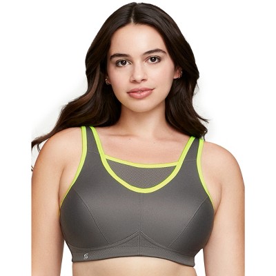 No-Bounce Cami Wire-Free Sports Bra in Black Logo size 38 - Bare Necessities