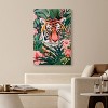 Art Remedy Tiger Hidden in Tropics Tropical Jungle Animals Wall Art Unframed - 2 of 4