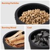 20 Inch Smokeless Fire Pit with Ash Pan - Portable Outdoor Wood Burning Fireplace, weight 19lbs Stainless Steel for Backyard, Patio & Camping - 4 of 4