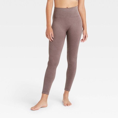 Women's High-rise Textured Seamless 7/8 Leggings - Joylab™ Dark Green Xl :  Target