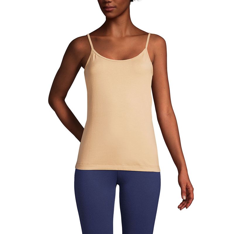 Lands' End Women's Supima Cotton Camisole, 1 of 3