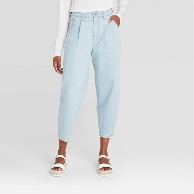 light blue ankle pants