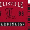 NCAA Louisville Cardinals Varsity Plaque Double Sided Royal Plush Blanket: Sports Team Logo - 3 of 3