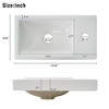 TROPOW 16" Bathroom Vanity with Sink Combo, Vanity Cabinet with Soft-Close Doors, Wall Bathroom Cabinet Floating Vanity Sink for Small Space - 4 of 4