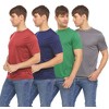 Daresay Mens Dri Fit Shirts Moisture Wicking Tshirt For Men Gym Shirts For Men, Up to 3XL, Pack of 4 - 2 of 4