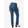 Jessica London Women's Plus Size Comfort Waist Stretch Denim Straight Leg Jean - 3 of 4