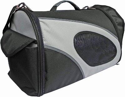 Large Black and White Airline Approved Soft Sided Pet Carrier