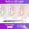 Makeup Vanity Desk with Mirror, RGB Lights & Power Strip - 4 of 4