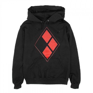 Mens Harley Quinn Logo Hoodie - 1 of 2