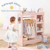 Arceso Kids Dress up Storage with Mirror,Armoire Wardrobe Closet for Kids Room - 2 of 4