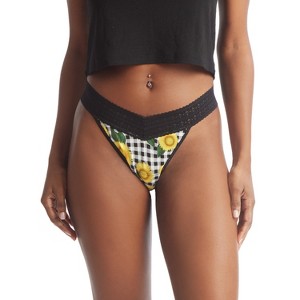 Hanky Panky Women's DreamEase Original Rise Thong - One Size - 1 of 3