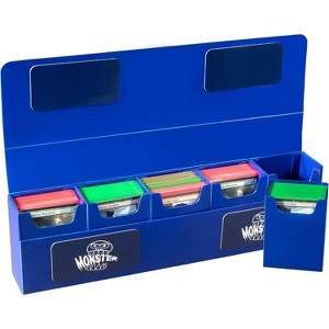 Monster Magnetic Hydra Five Deck Mega Storage Box (Blue)- w 5 Removable Deck Trays- Long Lasting, Durable Construction- Great Gift for Card Collectors - 1 of 4