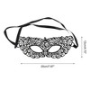 Unique Bargains Lace Half Face Party Mask Black 1 Pc - 2 of 4
