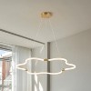 JONATHAN Y Nuvola 31.5" Contemporary Minimalist Metal/Acrylic Adjustable Dimmable Cloud Integrated LED Chandelier - 3 of 4