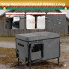 Gimars Indestructible Heated Cat Houses for Outdoor Cats - 3 of 4