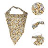 Unique Bargains Women's Floral Elastic Headwrap Yellow Purple 1 Pc - 3 of 4