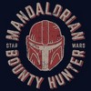 Men's Star Wars The Mandalorian Helmet Stamp T-Shirt - 2 of 4