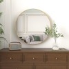 Whisen 42 Inch Round Bathrrom Wall Mirror, Premium HD Glass, Anti-Rust Aluminum Frame - 3 of 4