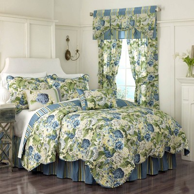 blue and green twin bedding