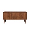 53.15" Particleboard Modern TV Stand with 3 Open Shelves and 1 Storage Cabinet for Living Room, Kitchen, Hallway - 4 of 4