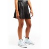 Gender Neutral Pleather Pleaded Skirt - tractr - 3 of 4