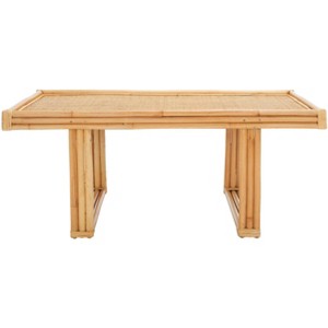 Juri Rectangle Coffee Table - COF6508A - Natural - Safavieh - 1 of 4