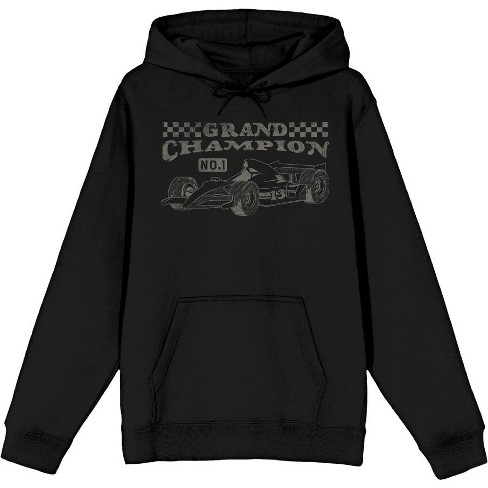 Formula One Grand Champion F1 Car Adult Black Long Sleeve Hoodie small Target