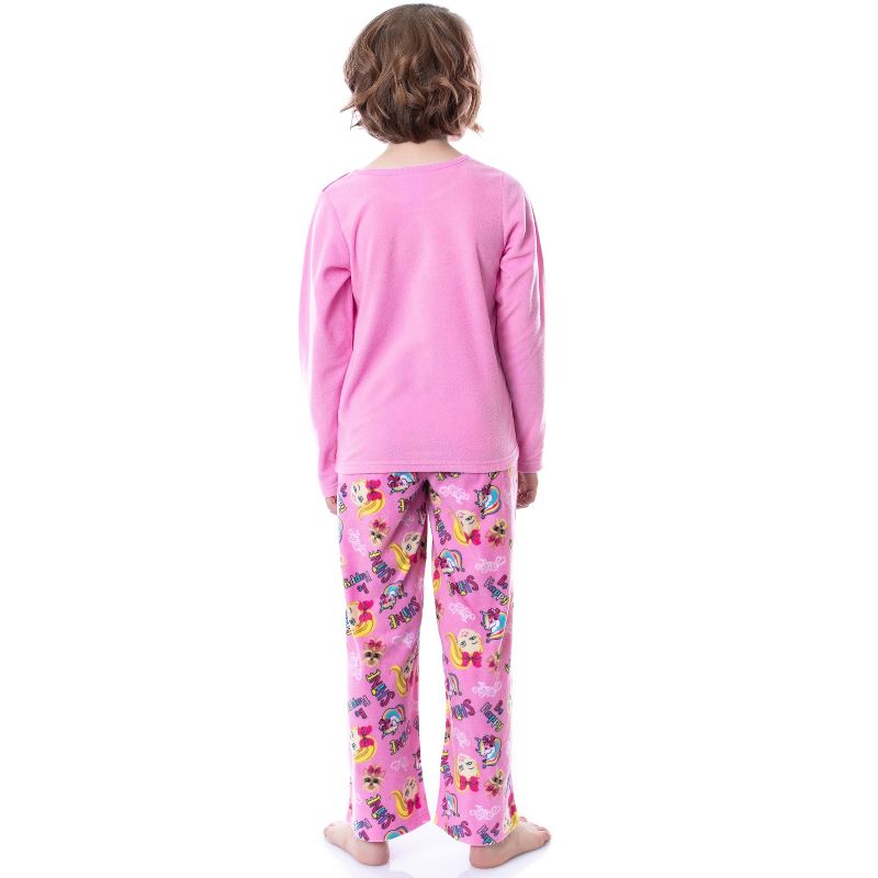 Nickelodeon Jojo Siwa Girls' Jojo and BowBow Shine 2 Piece Pajama Pant Set, 4 of 5
