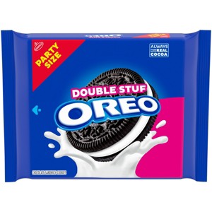 Image of Oreo Double Stuf Chocolate Sandwich Cookies Party Size - 24.95oz