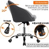 Yaheetech Velvet Desk Chair for Home Office, Soft Height Adjustable 360° Swivel Computer Chair - 4 of 4