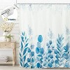 LunaLulinlk Blue Eucalyptus Fabric Shower Curtain - 4 of 4