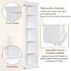 Bookshelf Modern with LED Light and Adjustable Shelves for Living Room Corner 21in Wide - 3irtyhousy - 3 of 4