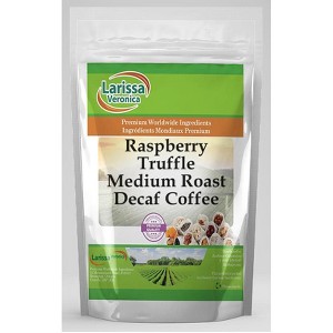 Larissa Veronica Raspberry Truffle Medium Roast Decaf Coffee (Gourmet, Naturally Flavored, Whole Coffee Beans) (16 oz, ZIN: 556958) - 1 of 4