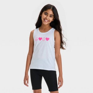 Girls' Printed Tank Top - Cat & Jack™ - 1 of 3