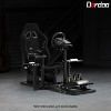 Dardoo Flight Sim Racing Cockpit with Black Seat Movable Monitor Stand,Compatible with Fanatec,Thrustmaster,Logitech & Moza (Electronics Not Included) - 2 of 4